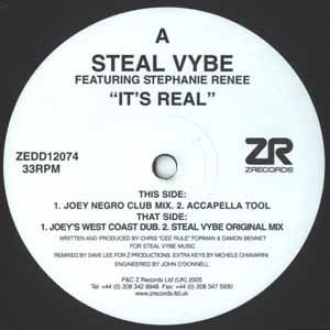 STEAL VYBE FEAT STEPHANIE RENEE / IT'S REAL