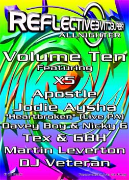 X5 / APOSTLE / JODIE AYSHA  HEARTBROKEN (LIVE PA) / TEX & GBH / MARTIN LEVERTON / DJ VETERAN/ /REFLECTIVE ALLNIGHTER EPISODE 10