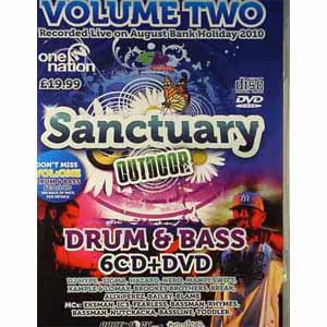 FRICTION / NOISIA / DIRTYPHONICS / ORIGINAL SIN / GROOVERIDER / DRUMSOUND & BASSLINE SMITH / NICKY BLACKMARKET / DJ SS /SKIBADEE / SHABBA D / HARRY SHOTTA / BIGGIE / MASTER X / TRIGGA AND OTHERS / SANCTUARY OUTDOOR DRUM & BASS VOLUME TWO 2010