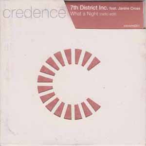 7TH DISTRICT INC. FEAT. JANINE CROSS / WHAT A NIGHT