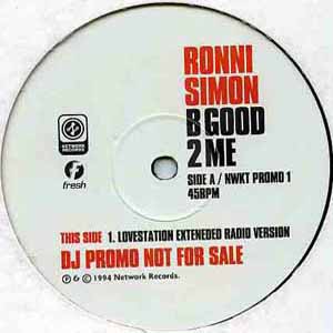 RONNI SIMON / B GOOD 2 ME