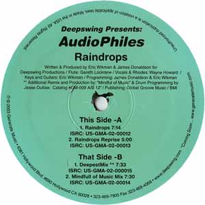 DEEPSWING PRESENTS AUDIOPHILES / RAINDROPS