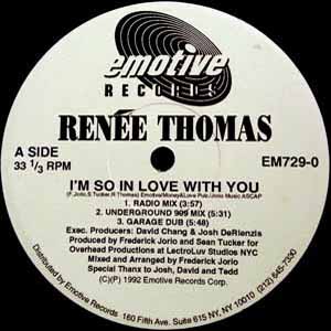 RENEE THOMAS / I'M SO IN LOVE WITH YOU