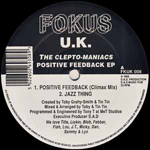 THE CLEPTO-MANIACS / POSTIVE FEEDBACK EP