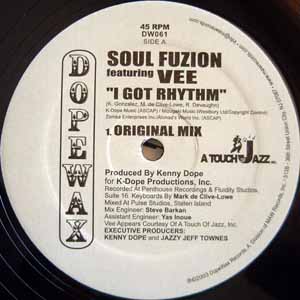 SOUL FUZION FEATURING VEE / I GOT RHYTHM