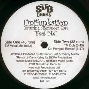 UNIFUNKATION FEAT ALEXANDER EAST / FEEL ME