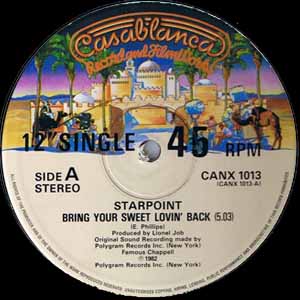 STARPOINT / BRING YOUR SWEET LOVIN' BACK