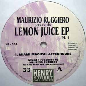 MAURIZIO RUGGIERO / LEMON JUICE EP PART 1