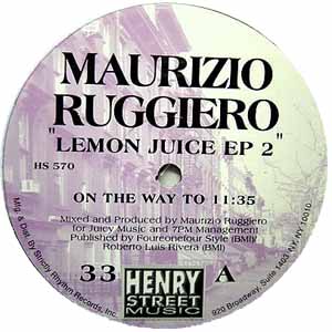 MAURIZIO RUGGIERO / LEMON JUICE EP 2