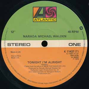 NARADA MICHAEL WALDEN / TONIGHT I'M ALRIGHT