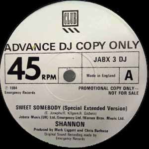 SHANNON / SWEET SOMEBODY (SPECIAL EXTENDED VERSION)
