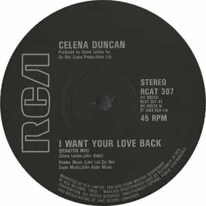 CELENA DUNCAN / I WANT YOUR LOVE BACK