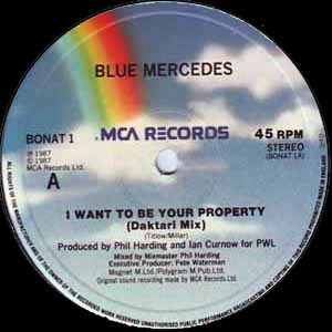 BLUE MERCEDES / I WANT TO BE YOUR PROPERTY