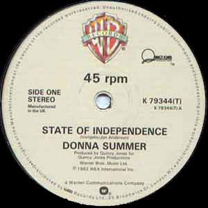 DONNA SUMMER / STATE OF INDEPENDENCE