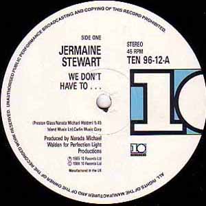 JERMAINE STEWART / WE DON'T HAVE TO…