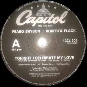 PEABO BRYSON / ROBERTA FLACK / TONIGHT I CELEBRATE MY LOVE