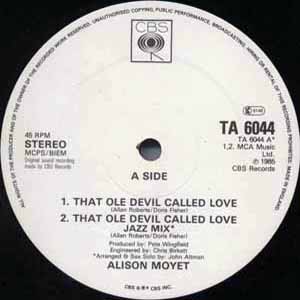 ALISON MOYET / THAT OLE DEVIL CALLED LOVE