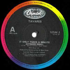 TAVARES / IT ONLY TAKES A MINUTE