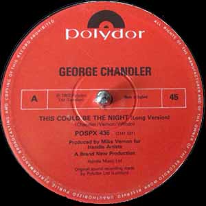 GEORGE CHANDLER / THIS COULD BE THE NIGHT