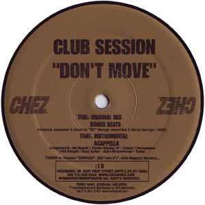 CLUB SESSION / DON'T MOVE
