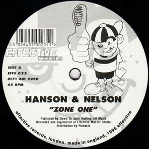 HANSON & NELSON / ZERO B / ZONE ONE / LIGHT FANTASTIC