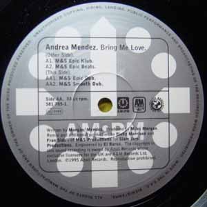 ANDREA MENDEZ / BRING ME LOVE (M&S MIXES)