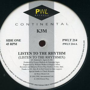 K3M / LISTEN TO THE RHYTHM