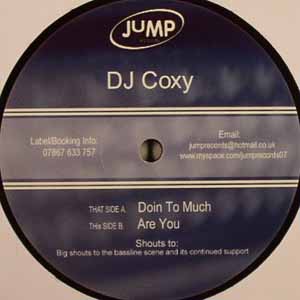 DJ COXY / DOIN TO MUCH / ARE YOU