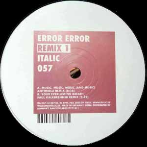 ERROR ERROR / REMIX 1