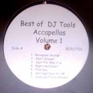 BEST OF DJ TOOLS ACCAPELLAS / VOLUME 1