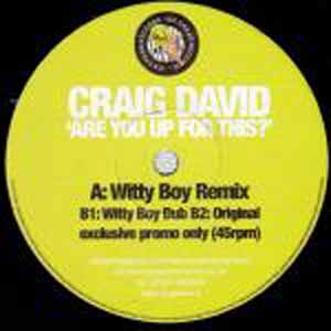 CRAIG DAVID / ARE YOU UP FOR THIS?