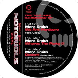 MARC SMITH / WE ARE HARDCORE EP