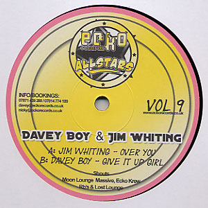 DAVEY BOY & JIM WHITING / OVER YOU / GIVE IT UP GIRL