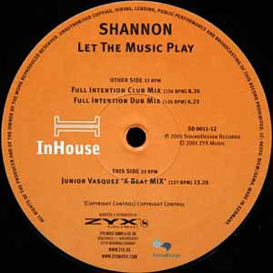 SHANNON / LET THE MUSIC PLAY