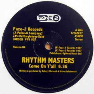 RHYTHM MASTERS / COME ON Y'ALL