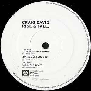 CRAIG DAVID FEAT STING / RISE & FALL (THE REMIXES)