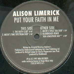 ALISON LIMERICK / PUT YOUR FAITH IN ME