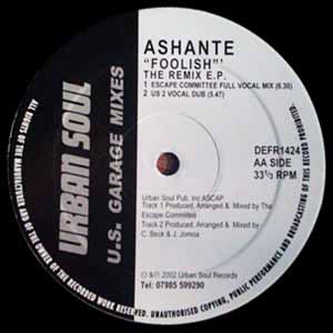 ASHANTE / FOOLISH (THE REMIX EP)