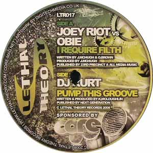 JOEY RIOT & DJ KURT / I REQUIRE FILTH / PUMP THIS GROOVE