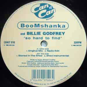 BOOMSHANKA & BILLIE GODFREY / SO HARD TO FIND