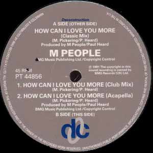 M PEOPLE / HOW CAN I LOVE YOU MORE?