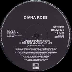 DIANA ROSS / UPSIDE DOWN / THE BEST YEARS OF MY LIFE