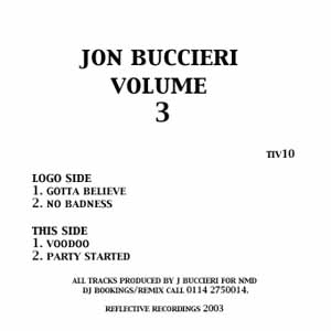 JON BUCCIERI / VOLUME 3