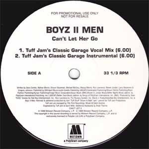 BOYZ II MEN / CAN'T LET HER GO