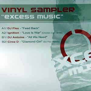 VARIOUS / VINYL SAMPLER "EXCESS MUSIC" SAMPLER ONE