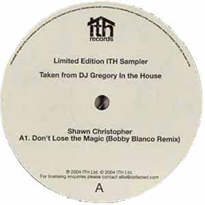 DJ GREGORY / IN THE HOUSE SAMPLER