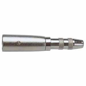 NICKEL XLR MALE TO 6.35MM STEREO FEMALE / ADAPTOR