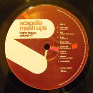ACAPELLA MASH UPS / FUNKY HOUSE VOLUME 01