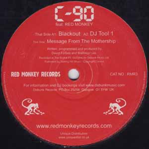 C-90 FEAT RED MONKEY / BLACKOUT