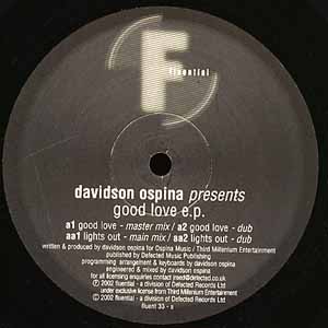DAVIDSON OSPINA / GOOD LOVE EP